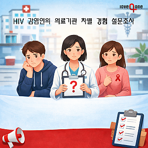HIV 감염인의 의료기관 차별 경험 설문조사