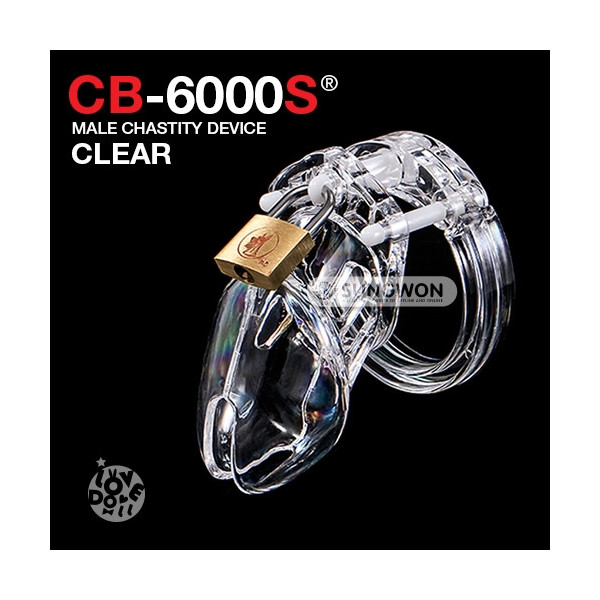 [정조대] CB-6000S 남성정조대 (클리어)