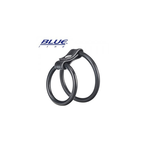 [단련/강화] rubber cock ring with ball constrictor / BLUE LINE C&B-BLM1718