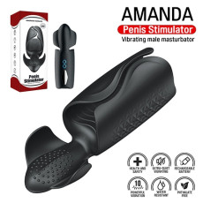 [자동형자위/단련] 아만다스티뮬레이터페니스 (고환진동까지!! 음경의 혈류를 개선하여 더 두껍고 단단한 발기가 되도록!!)